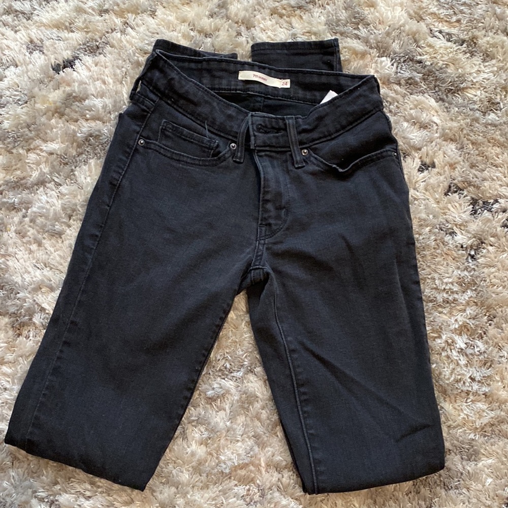 Levi's 711 Skinny Jeans-Size 24 (0) - Picture 3 of 6